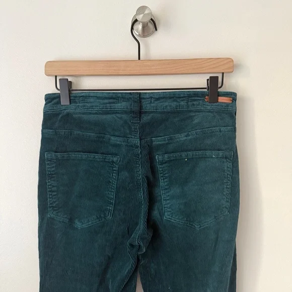 Pilcro and the Letterpress Teal Corduroy Flare Pants - Picture 7 of 12